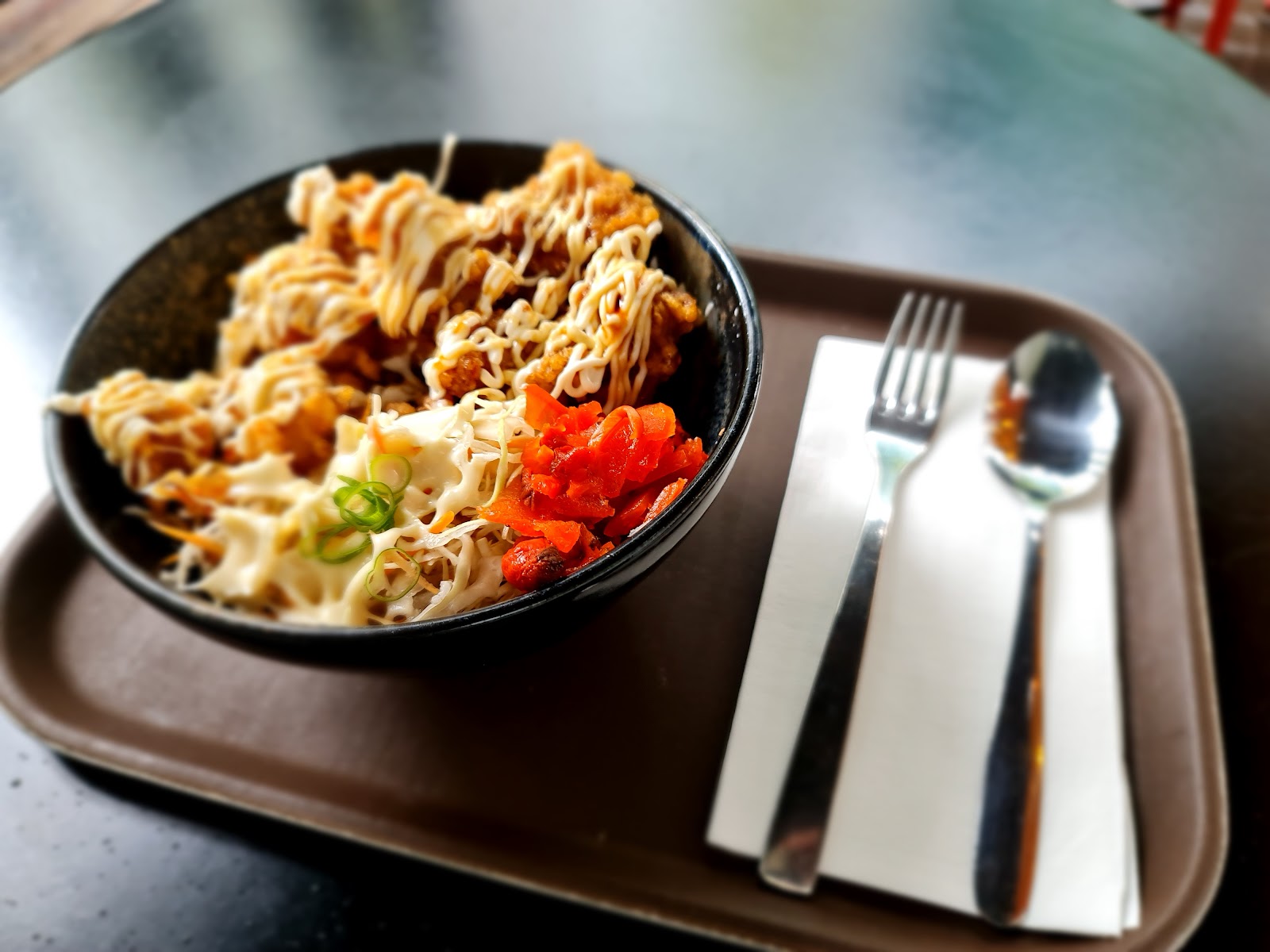 karaage chicken at JMT Rice bowl and K-chicken