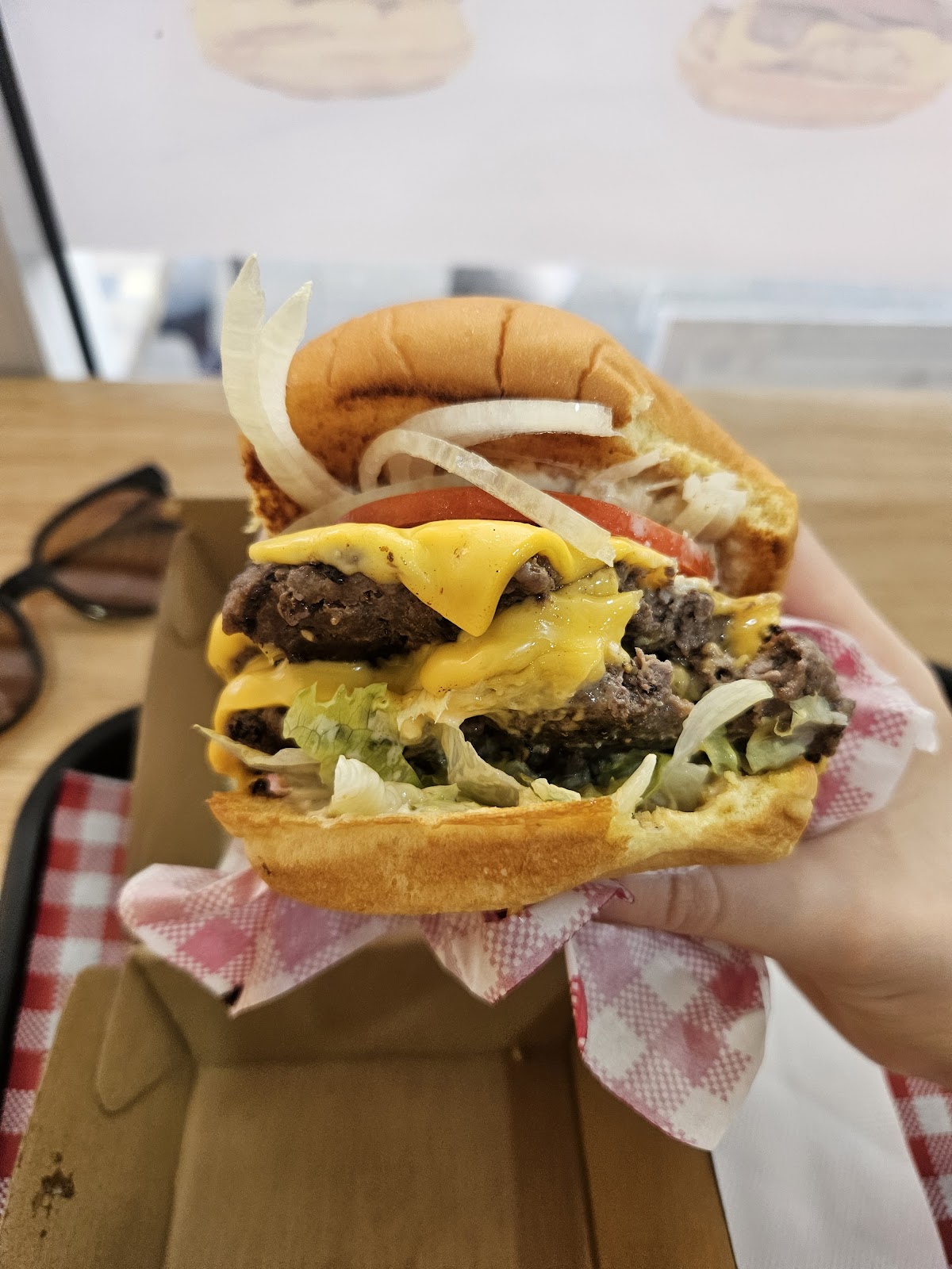 Burgers at Patty Whack Burger Shack