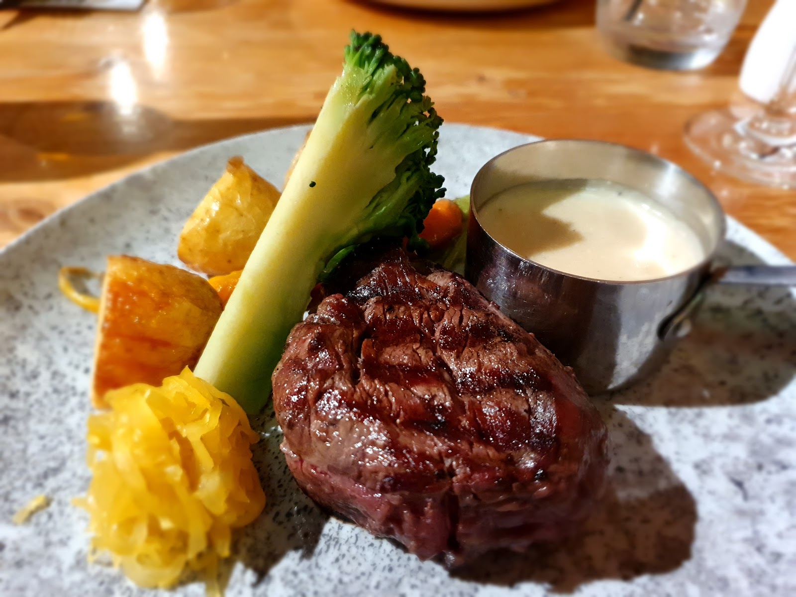 steak at Ball & Chain Grill - Salamanca