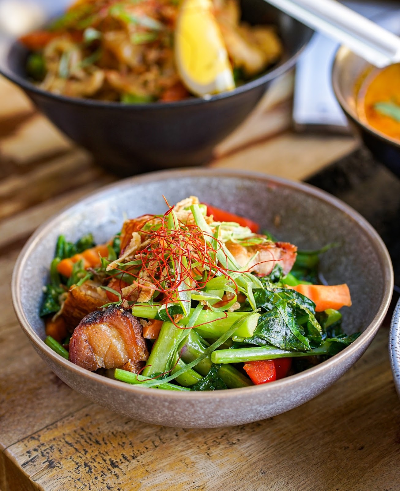 pork belly at Gala Thai Restaurant