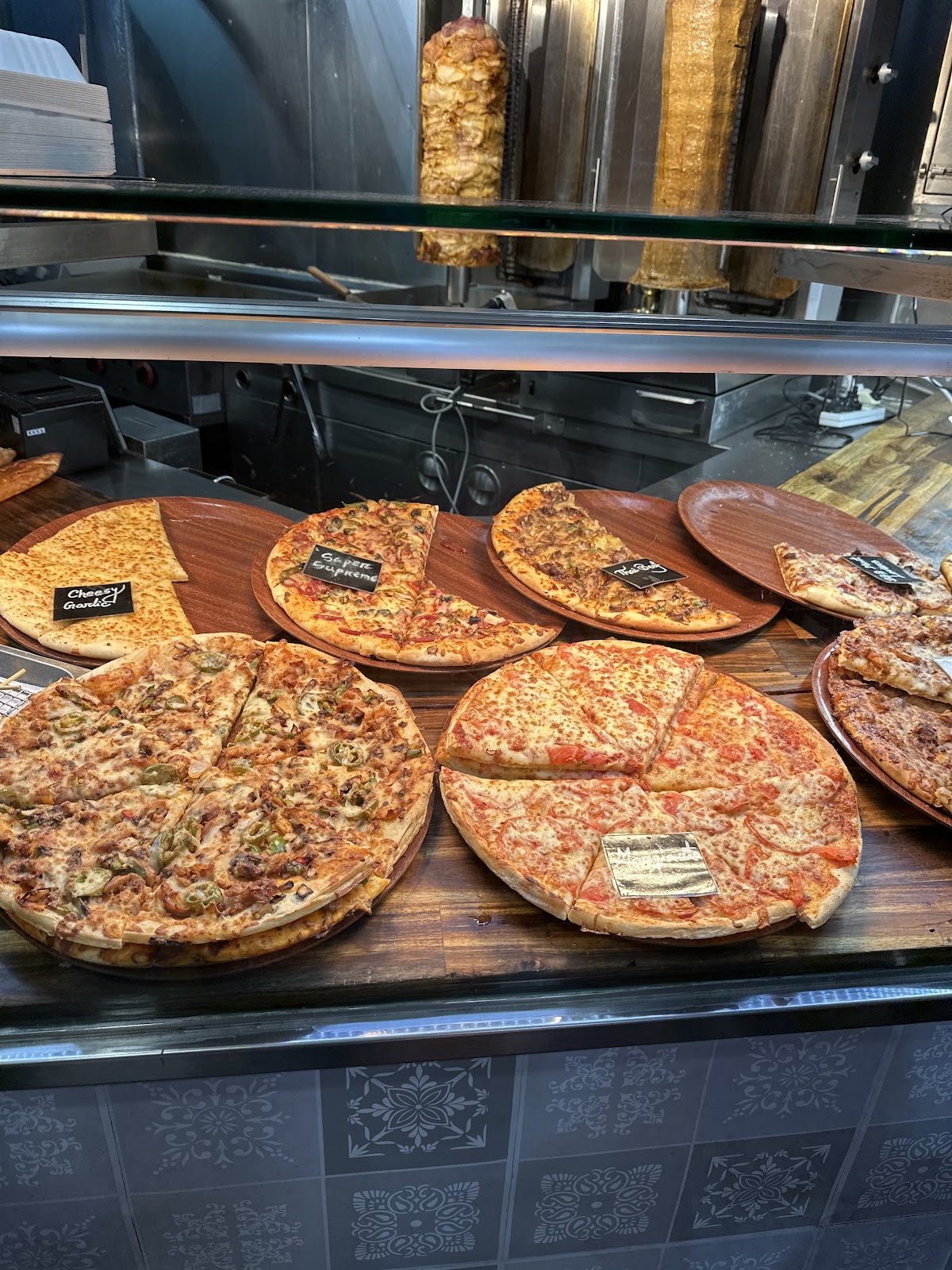 Pizza at Liverpool St Kebabs