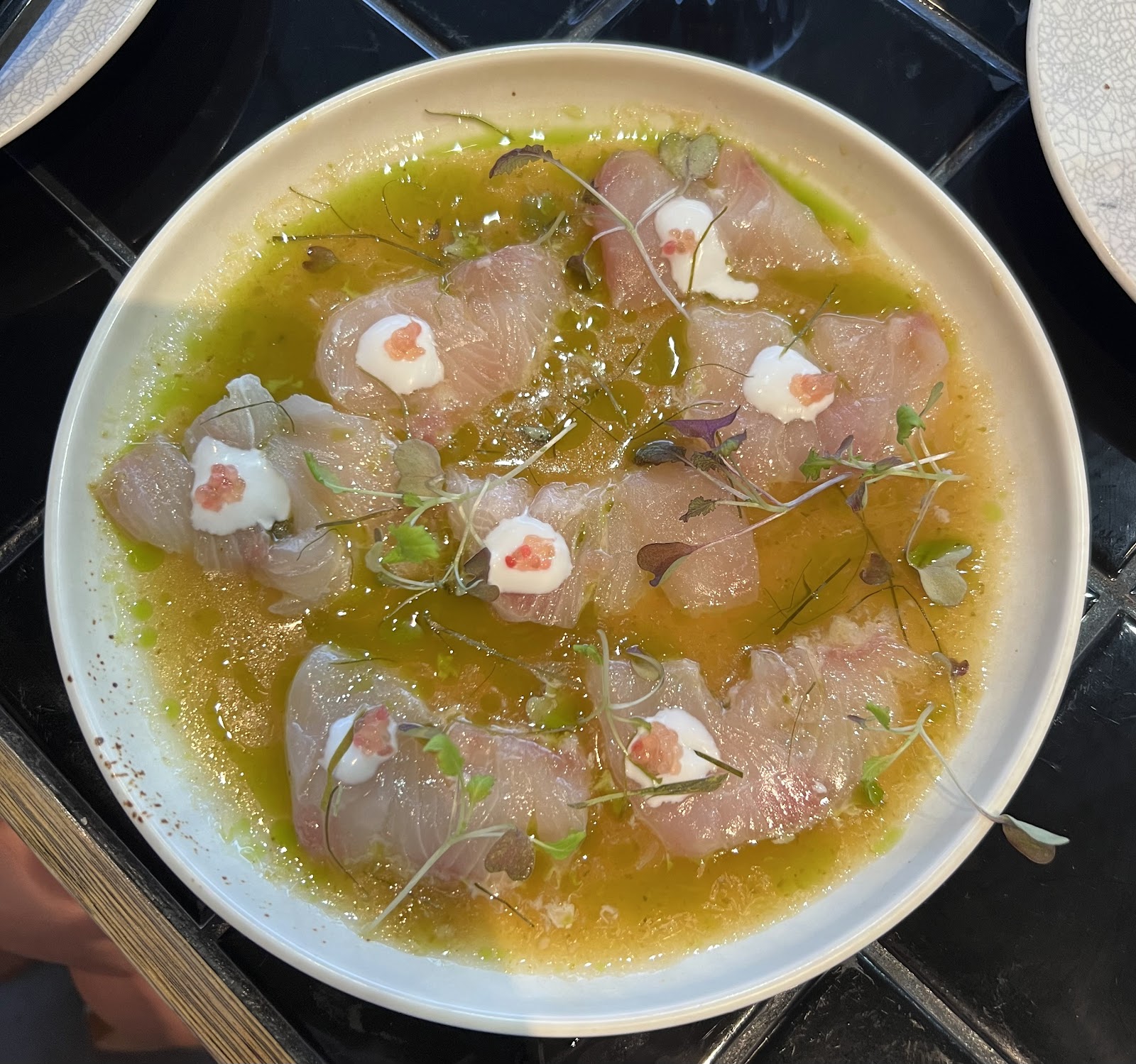 sashimi at Suzie Luck's Restaurant & Bar