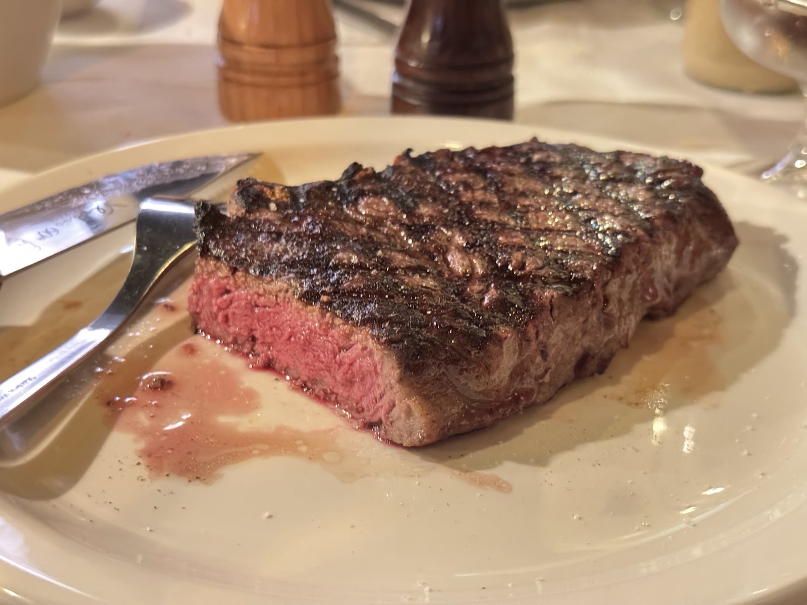 steak at Vlado's Charcoal Grill