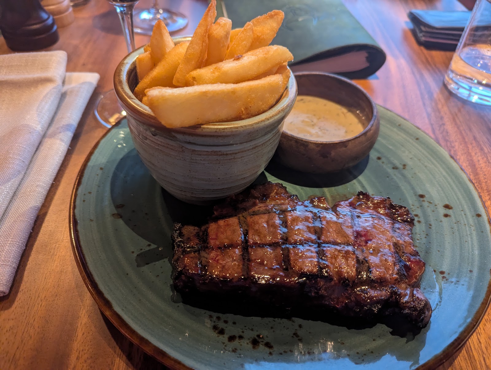 steak at Hunter & Barrel Canberra