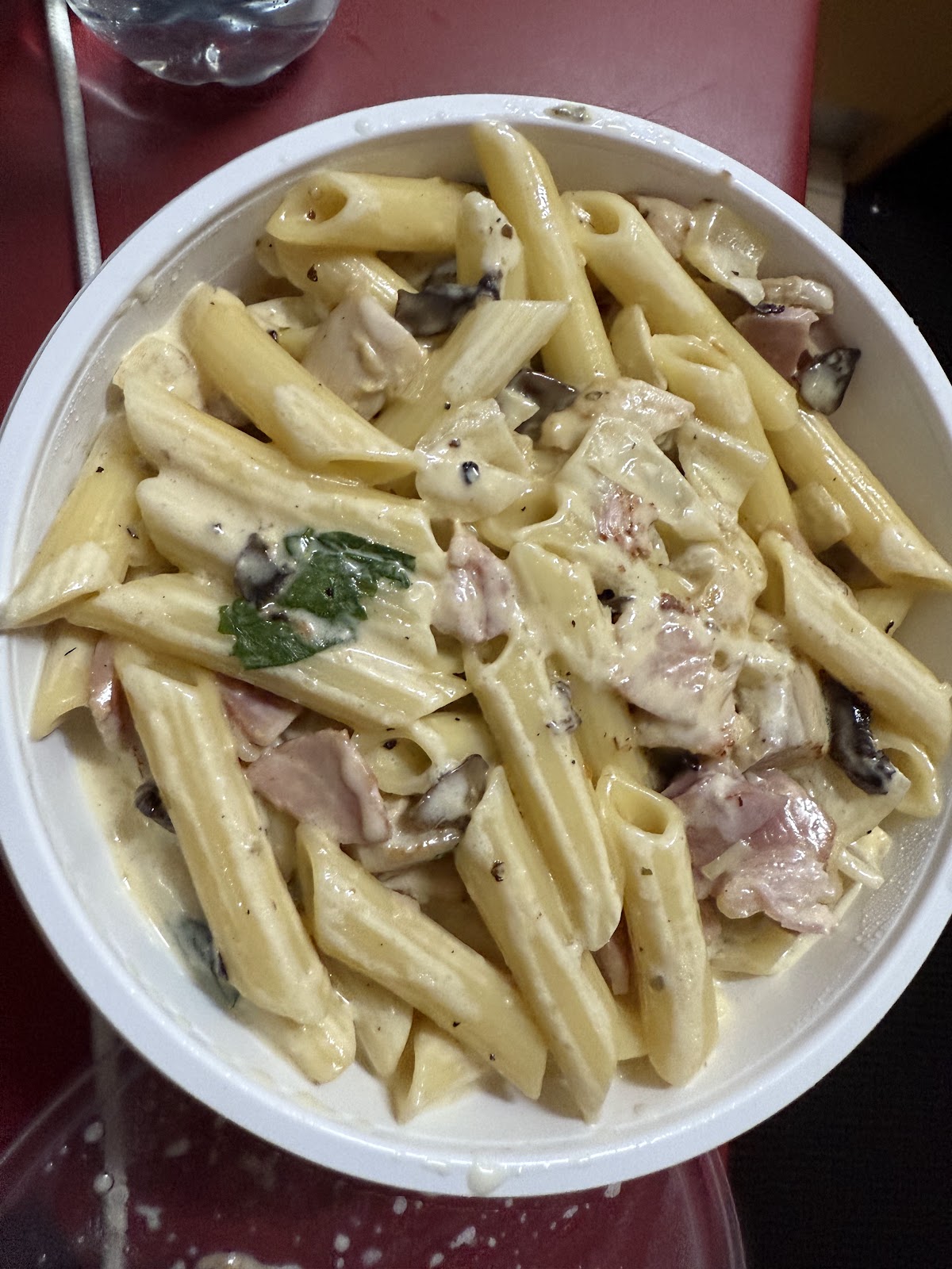 Pasta at Salvatores Cafe