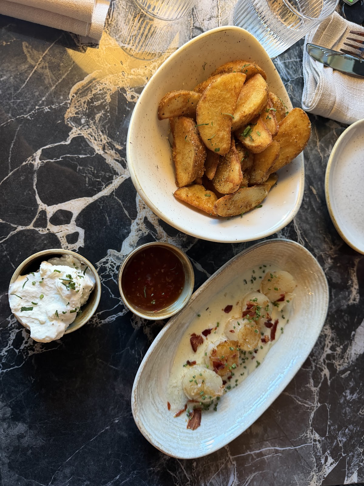 scallops at Pier17 Bar & Grill Restaurant | Docklands Melbourne