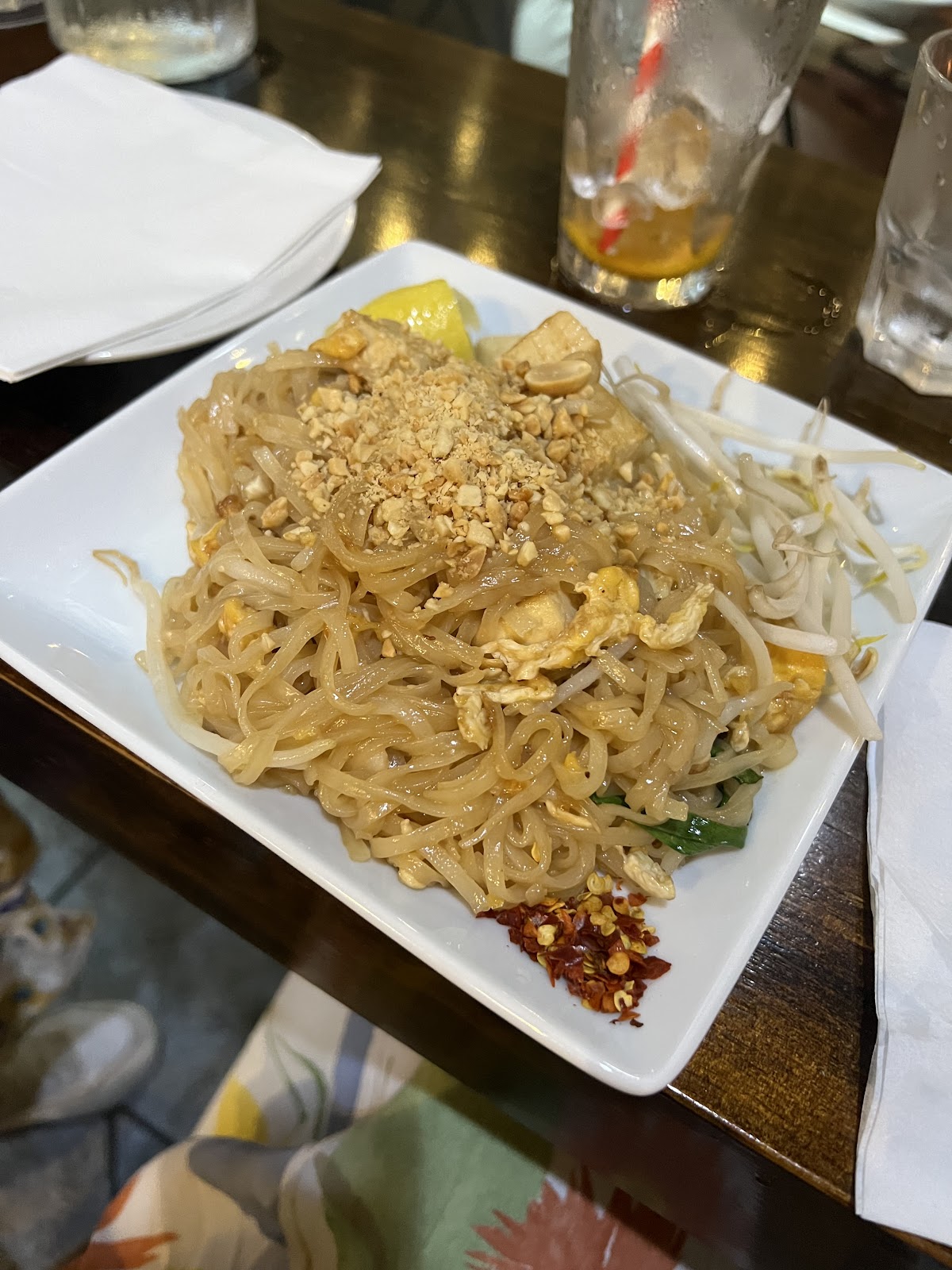 Pad Thai at not just Thai