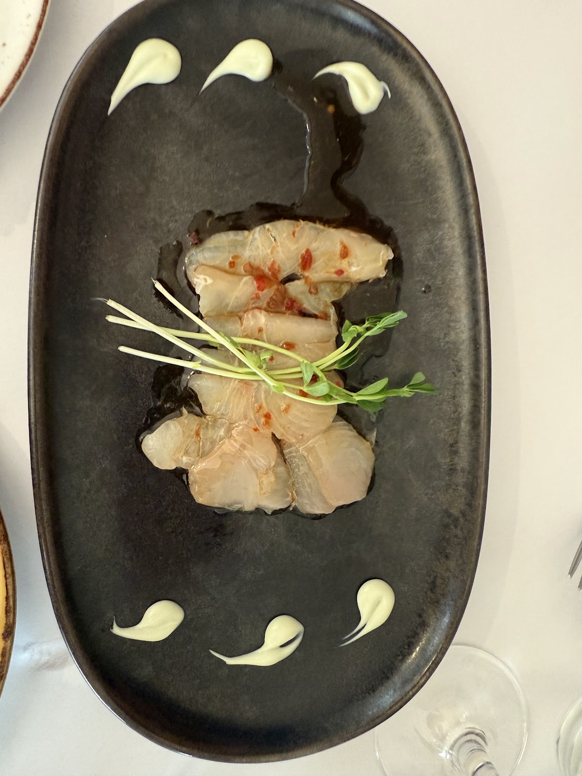 sashimi at Secrets by the Sea