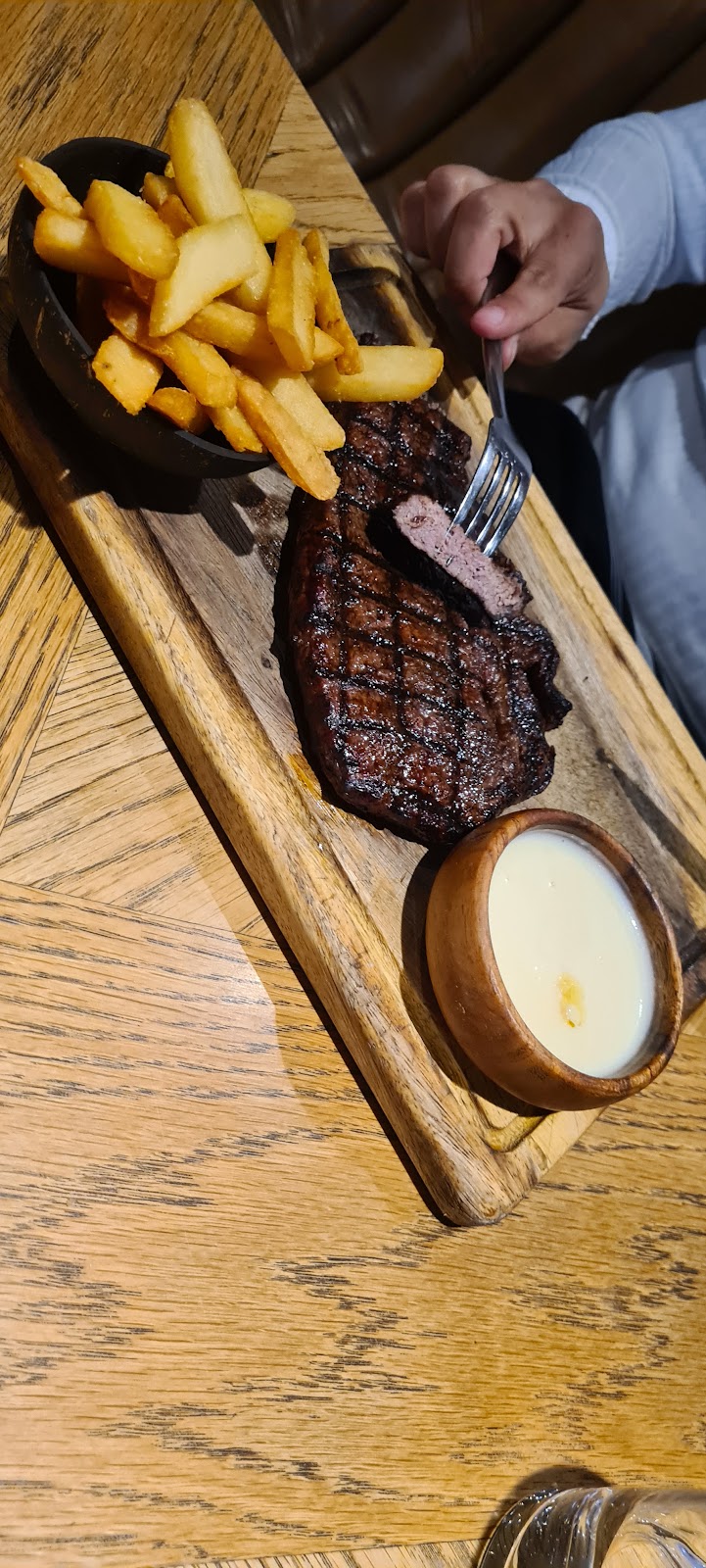 steak at The Meat & Wine Co Barangaroo