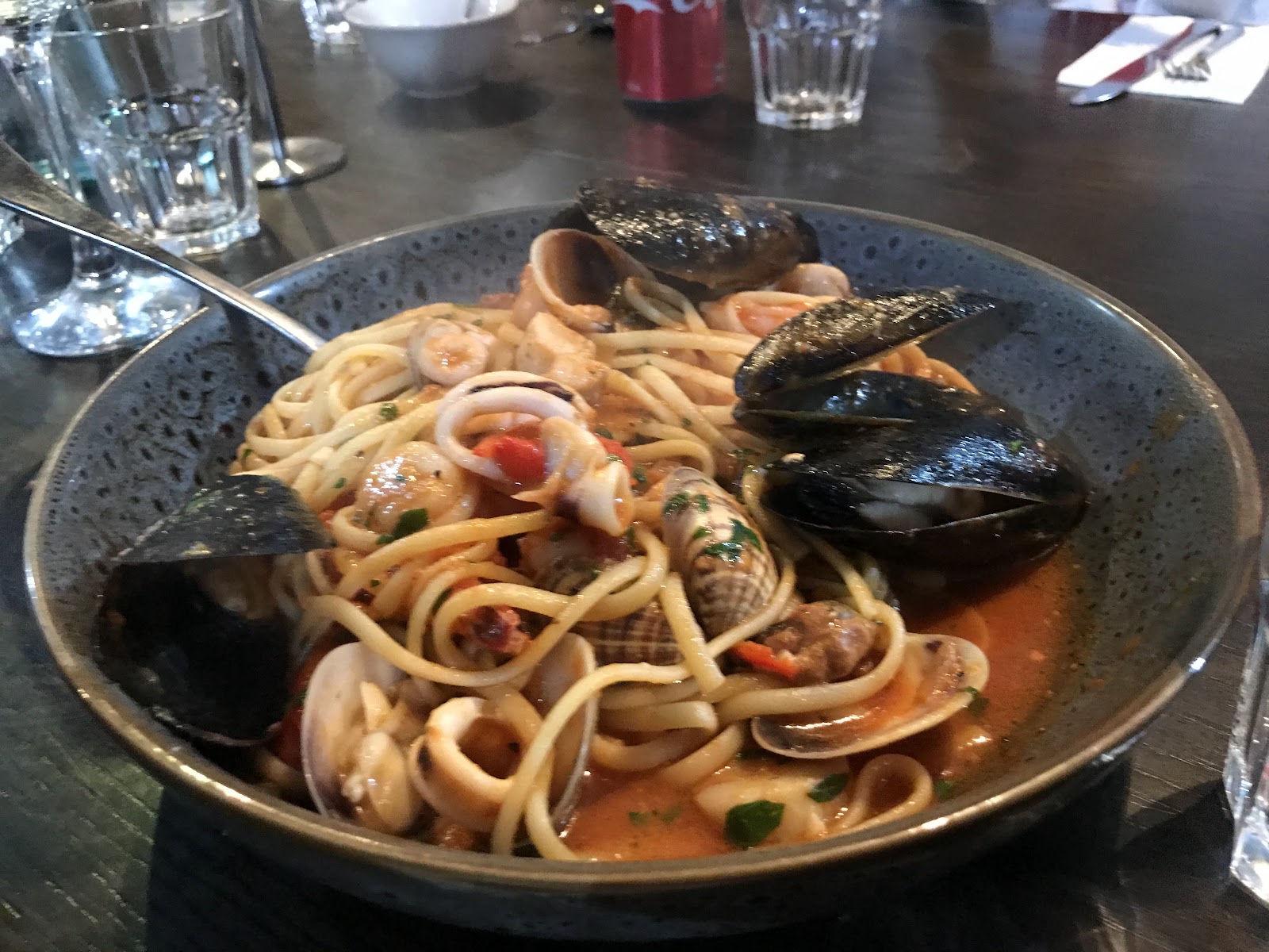 Pasta at Zuccaro Trattoria Pizza Bar