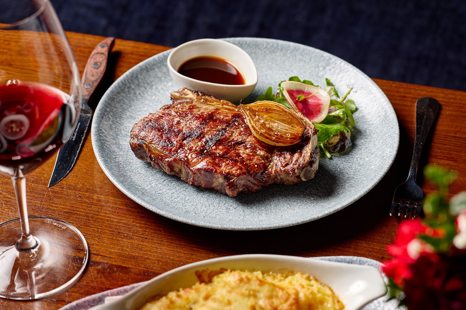 Steak at Deery's Restaurant | steak + wine