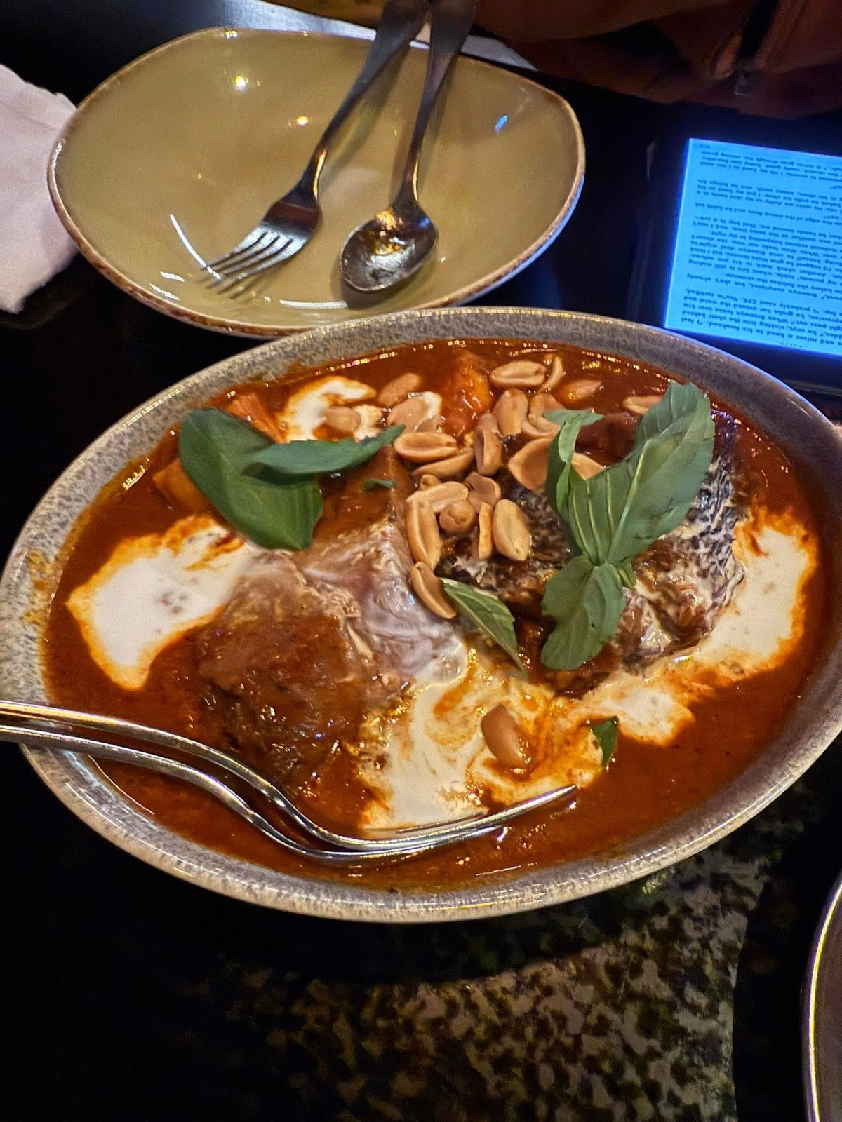 massaman curry at China Lane
