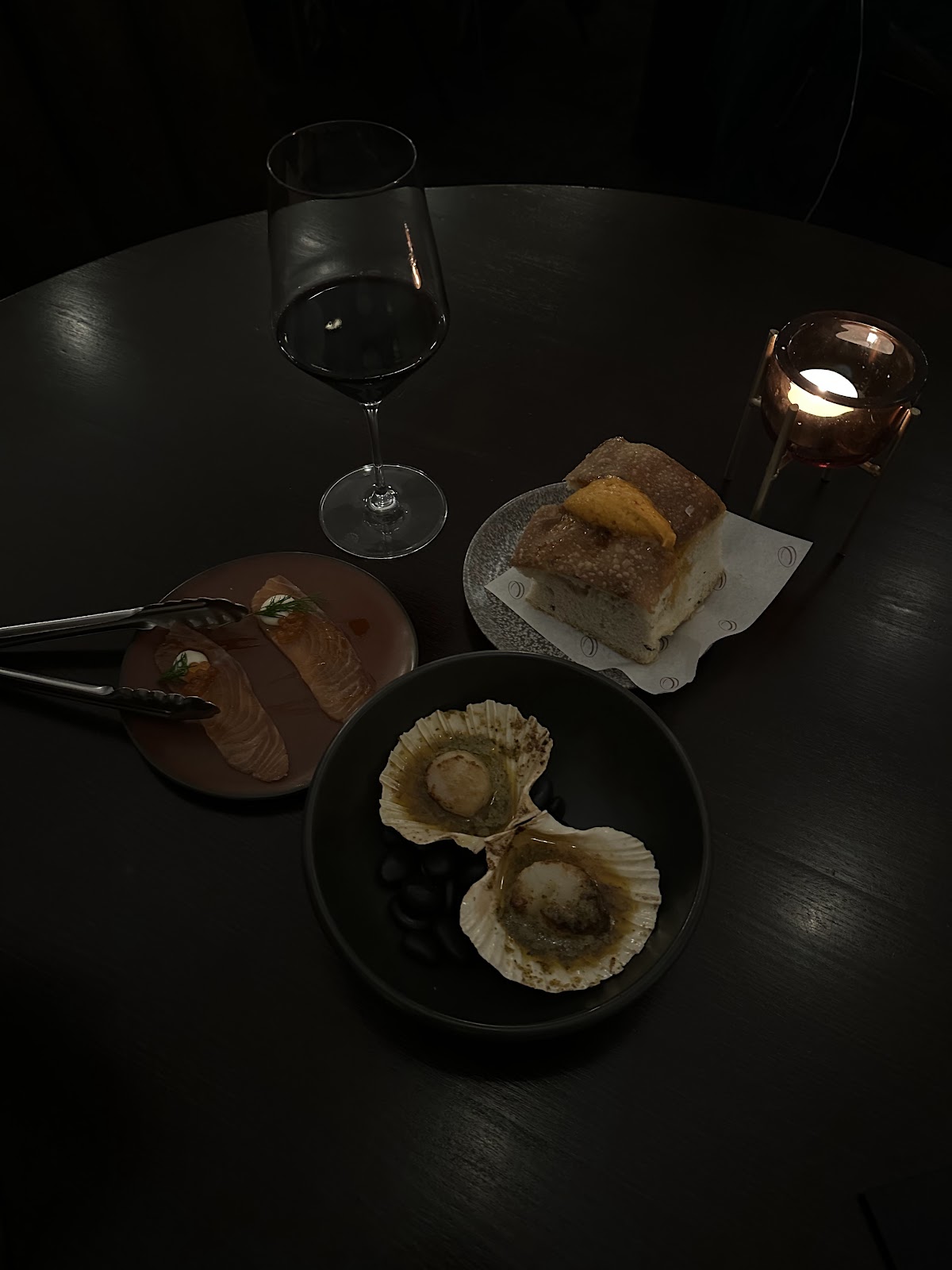 scallops at Cinder