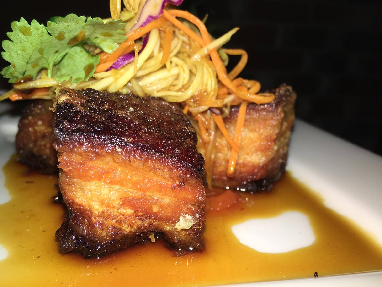 pork belly at Hanoi Mee Kitchen & Bar