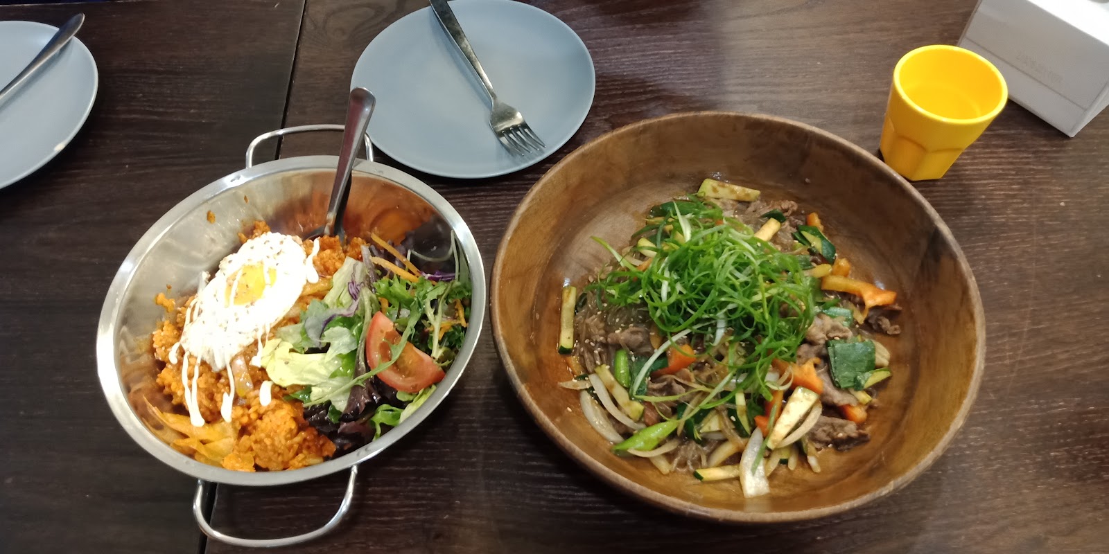 japchae at 7 Grams Restaurant Perth
