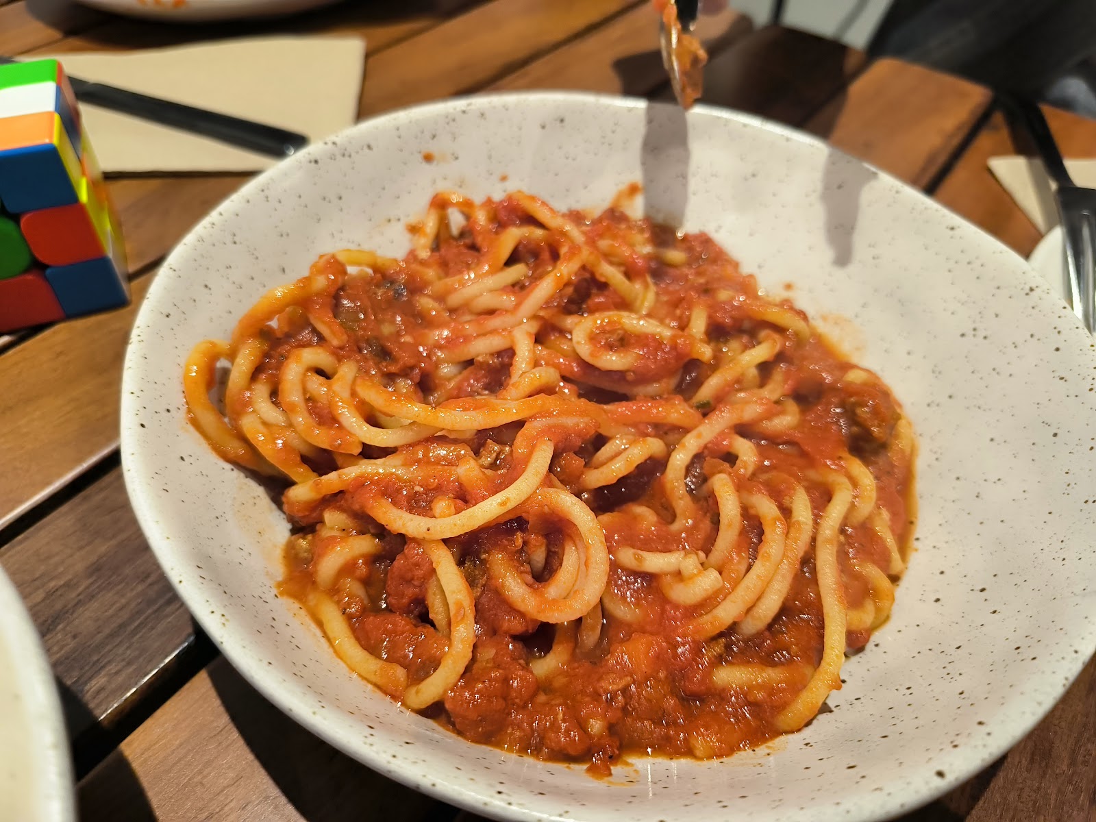 Pasta at Pan & Vine