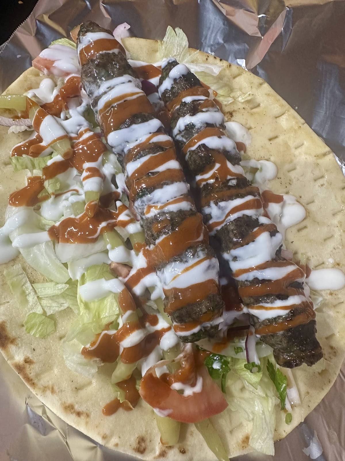 kebab at Shish'd Lygon
