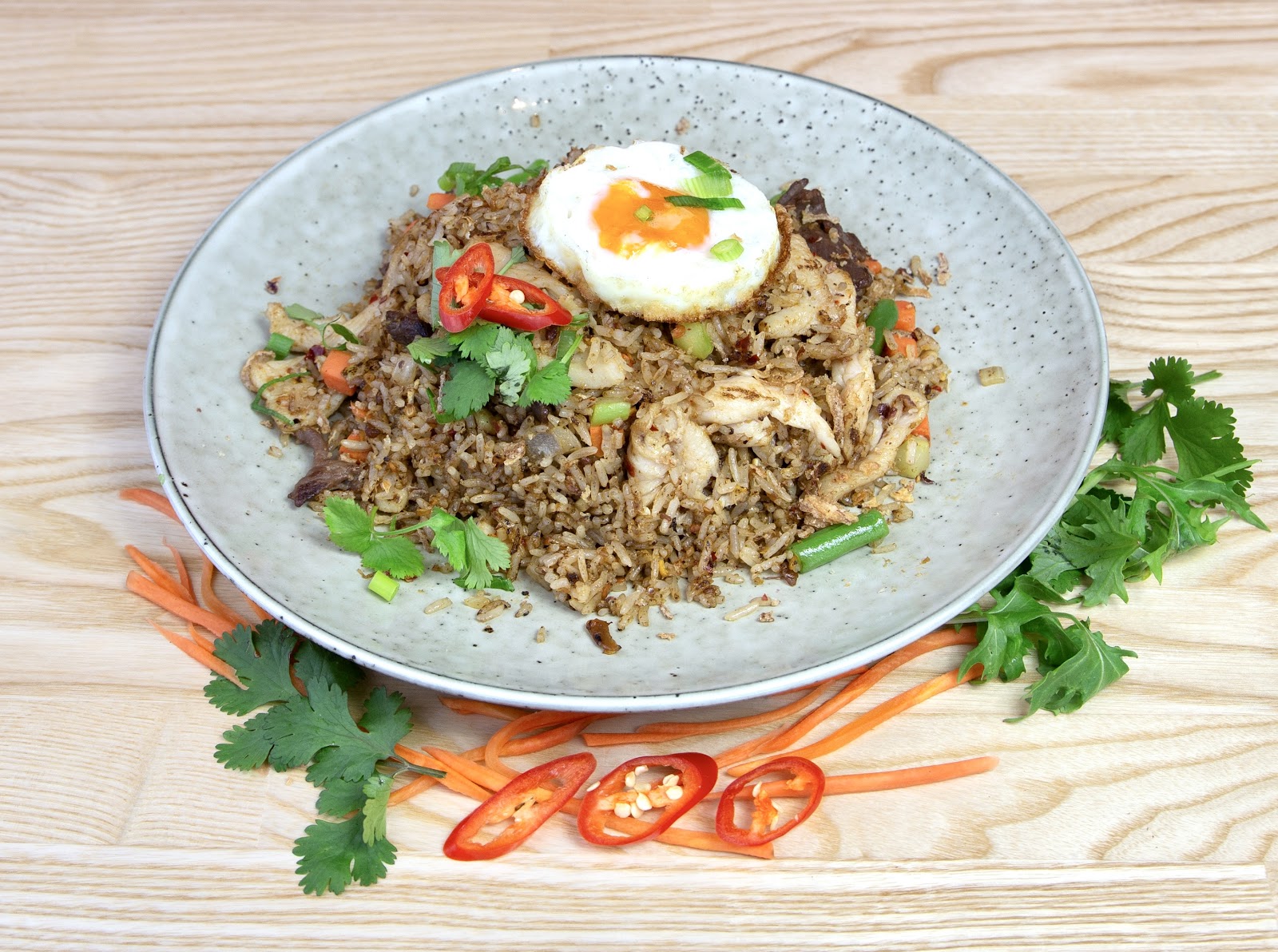 fried rice at Saigon Express Catering North Hobart