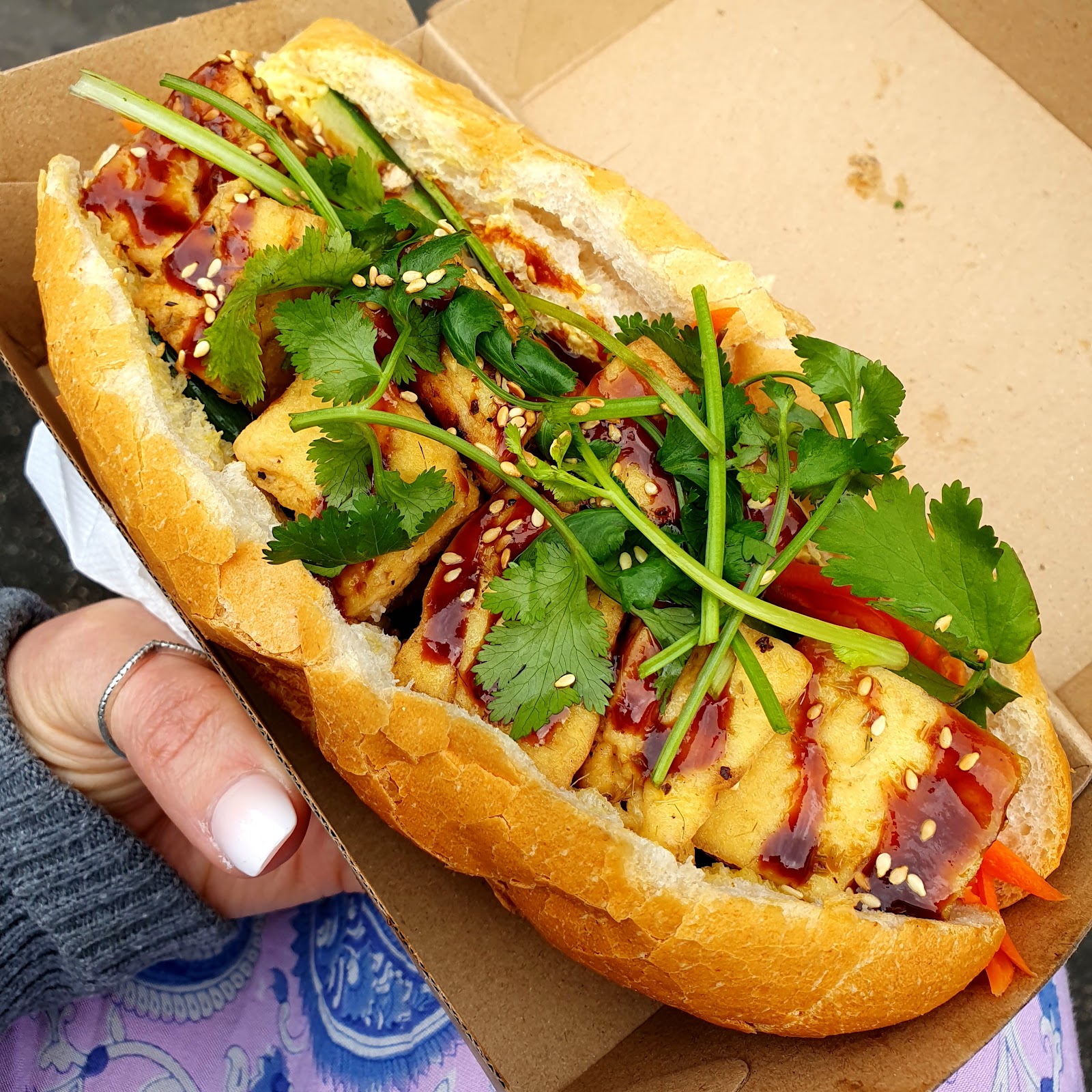 bánh mì at Hanoi Rose